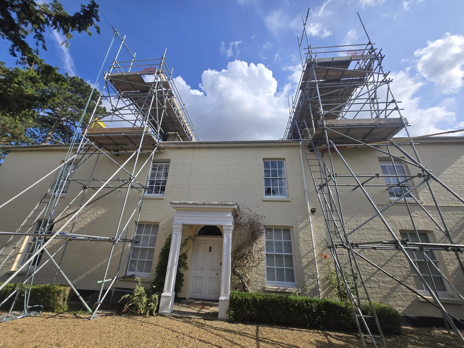 Chimney Access - Bridge Scaffolding Cambridge