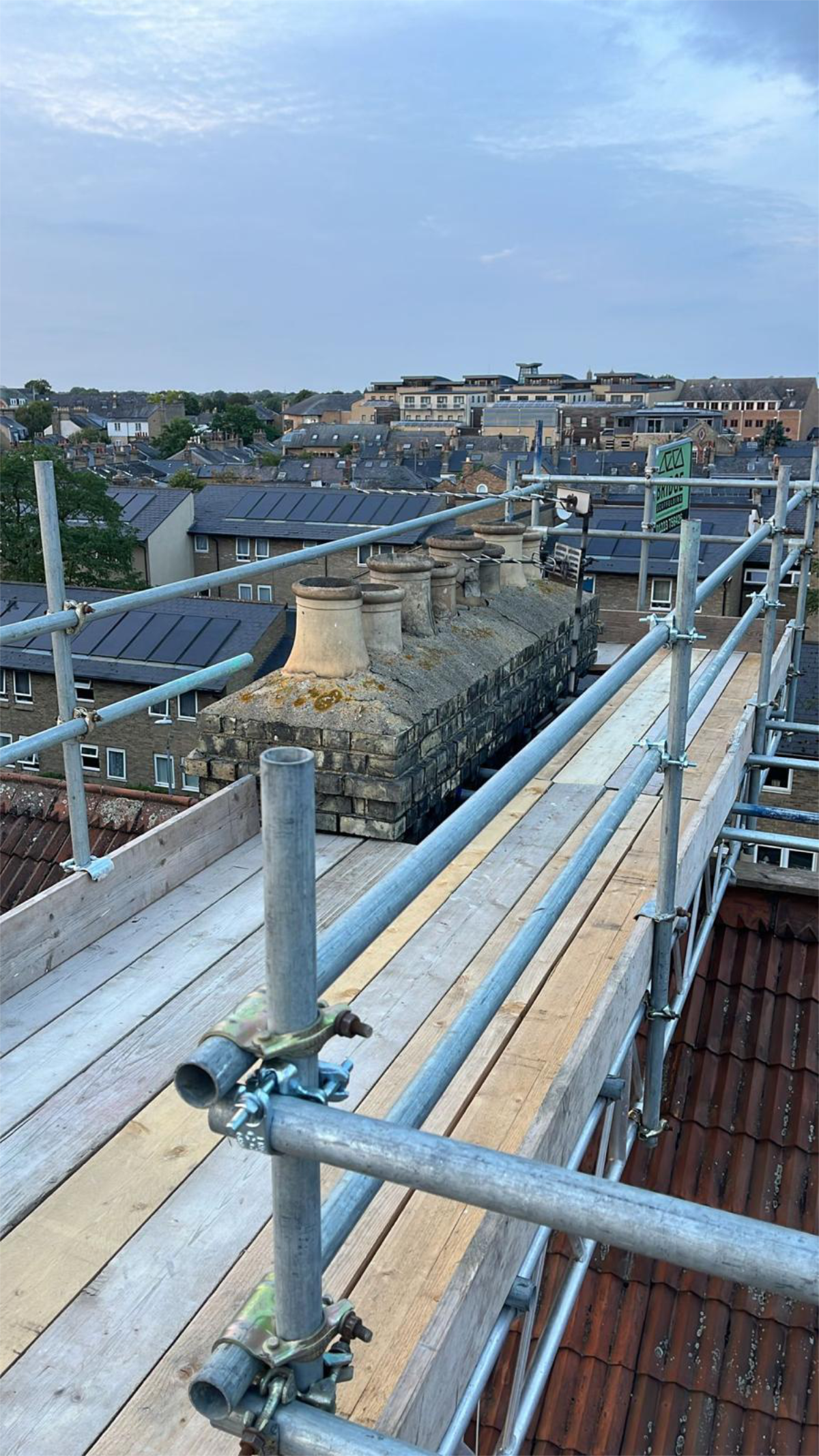 Chimney Access - Bridge Scaffolding Cambridge